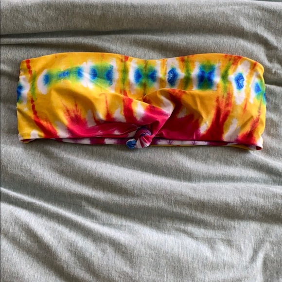 SHEIN Other - SOLD: Tie dye bandeau bikini top